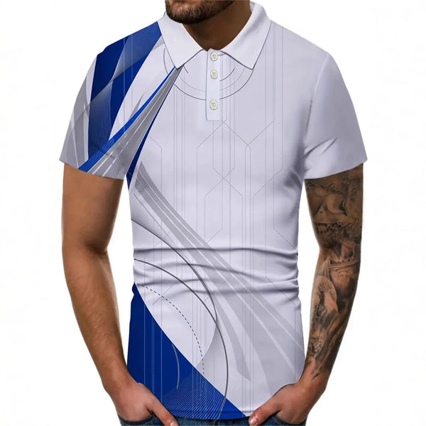 Polo Clásico de Manga Corta con Solapa para Hombre