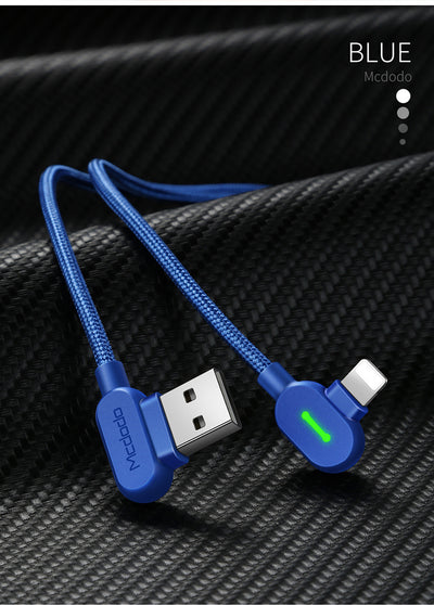 Cable de Carga Acodado Reversible con Luz para Juegos Móviles - Image 10