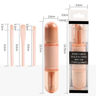 Brocha de Maquillaje Retráctil 4 en 1 para Contorno de Ojos - Image 21