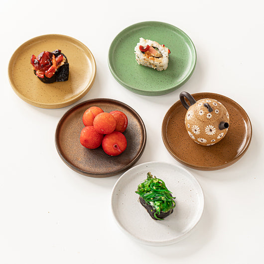 Plato para Aperitivos de Cerámica Vintage Estilo Hotel