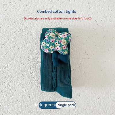 Leggings Infantiles de Cintura Alta Elástica Gruesos - Image 24