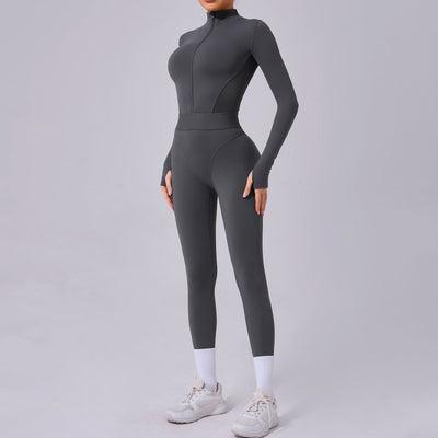 Enterizo de Yoga para Mujer con Malla Transpirable - Image 3