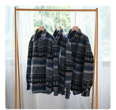 Camisa Acolchada Suelta de Manga Larga para Hombre - Image 17