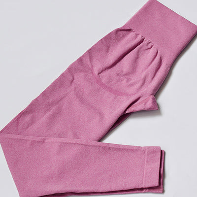 Pantalones de yoga cintura alta con soporte elástico para fitness - Image 14
