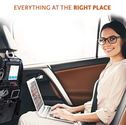 Organizador de Asiento para Auto Compatible con Apple - Bolsa Multifuncional 600D - Image 4