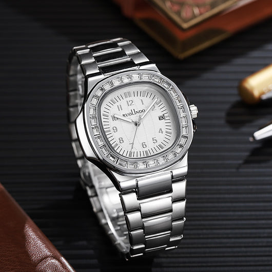 Reloj de Hombre Acero Inoxidable Doble Calendario con Esfera Luminosa - Image 14