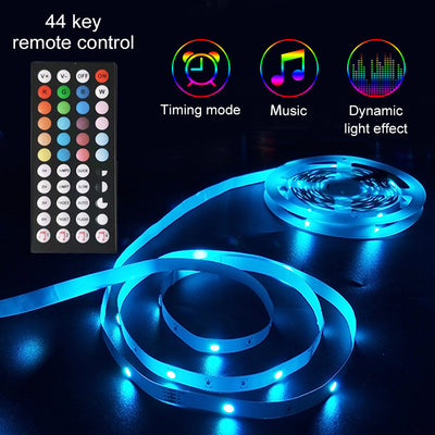 Tira LED RGB 5050 5M con Control Remoto - Iluminación Decorativa Flexible para TV y Habitación - Image 4