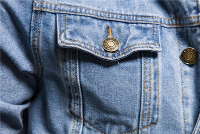 Chaqueta de Mezclilla Slim Fit para Hombre - Estilo Casual Versátil - Image 2