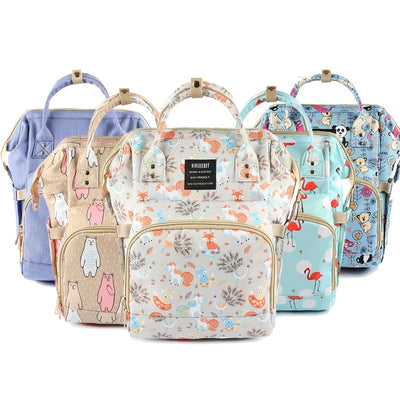 Mochila Pañalera Impermeable para Mamás
