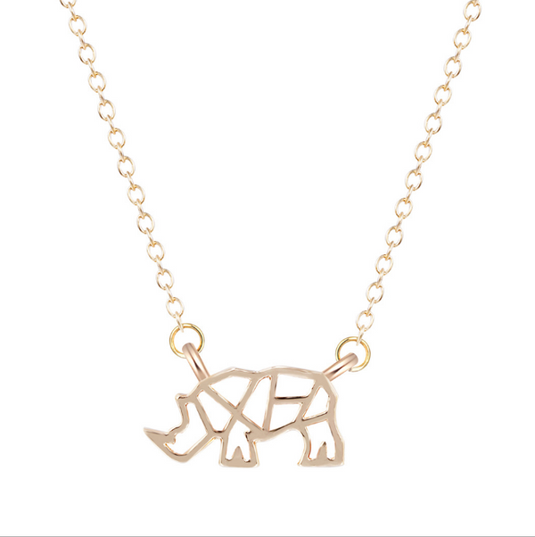 Collar Colgante Rinoceronte - Joya Animal Elegante - Image 6