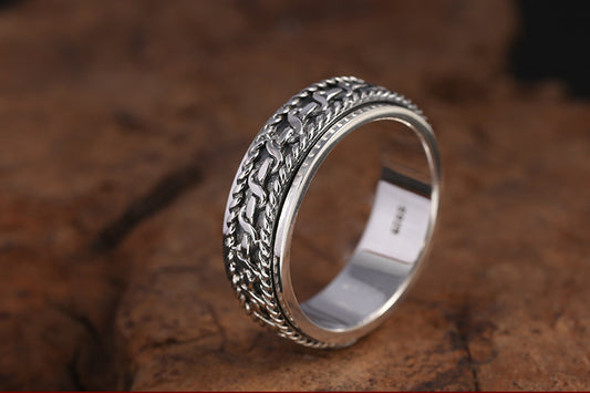 Anillo de Cuerda de Cáñamo