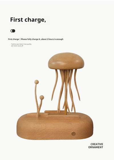 Medusa de Madera Artesanal para Decoración Infantil - Regalo Perfecto - Image 9