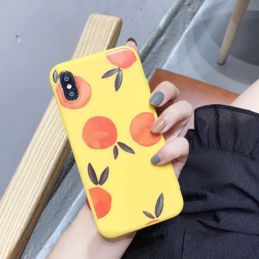 Funda de Silicona Naranja Retro Compatible con Apple - Image 13