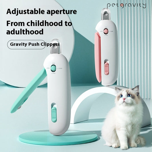 Tijeras de Precisión para Uñas de Gato con Sistema de Gravedad