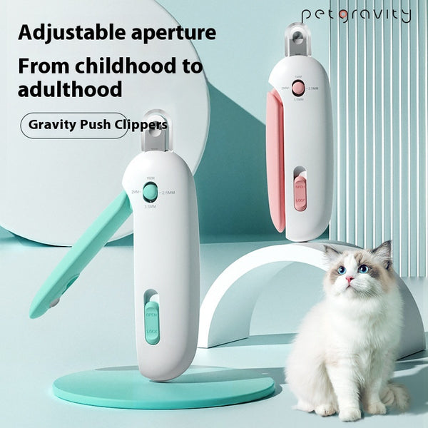 Tijeras de Precisión para Uñas de Gato con Sistema de Gravedad