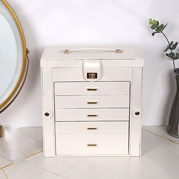 Estuche Organizador de Lujo para Joyas - Caja Protectora Antipolvo