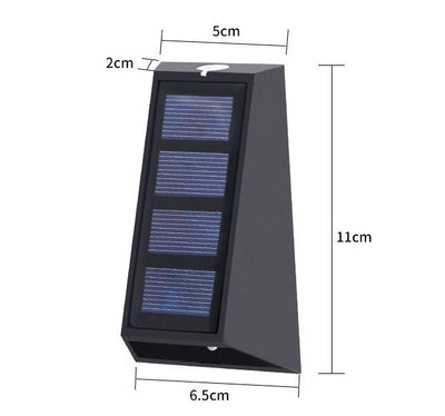 Lámpara Solar de Pared RGB para Jardín - Image 8