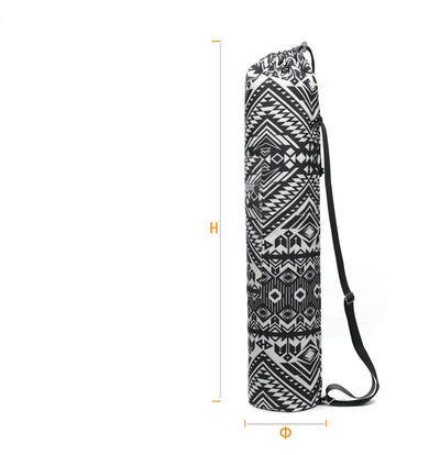 Mochila de yoga en lona estampada - Image 6