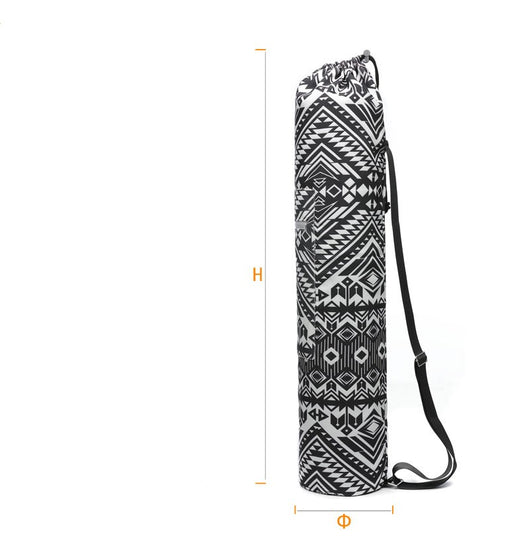 Mochila de yoga en lona estampada - Image 6