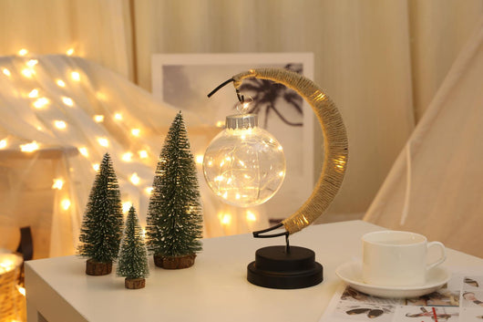 Lámpara Bola de Luz LED con Forma de Luna - Diseño de Corazón para Deseos - Image 5