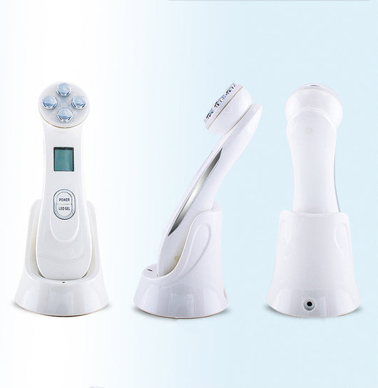Dispositivo de Rejuvenecimiento Facial con Luz LED y Radiofrecuencia