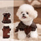 Vestidos Aconchegantes de Outono-Inverno para Cães com Estampa Xadrez - Roupa Premium para Animais de Estimação Pequenos e Médios