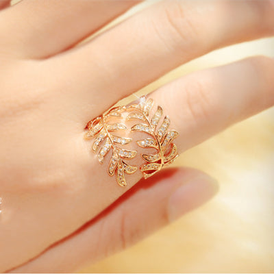 Anillos de Plata 'Hoja de Mimosa' - Image 4