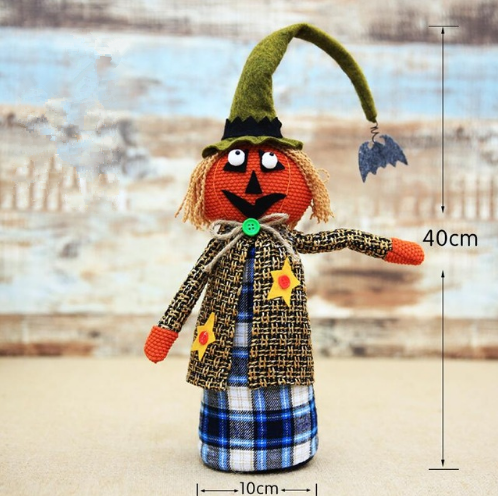Muñeca Bruja de Calabaza para Halloween - Decoración Creativa - Image 6