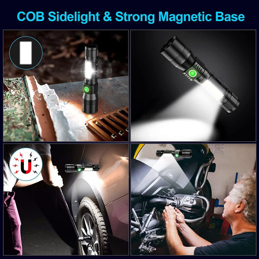 Linterna LED Multifunción con Carga USB y Imán Potente - Image 17