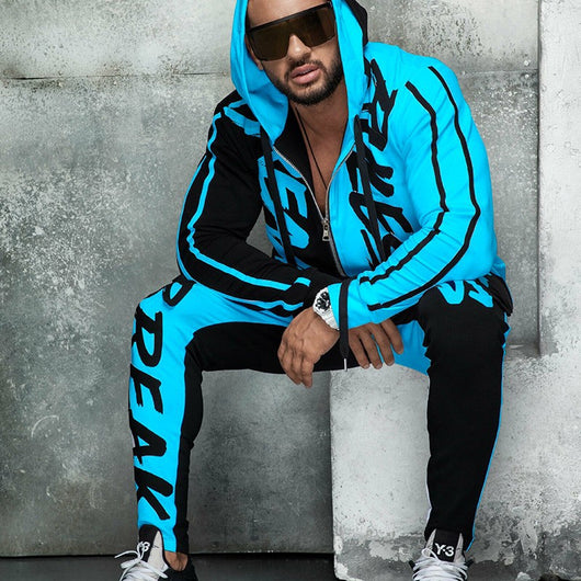 Sudadera Hoodie Cardigan Slim Estampado para Hombre - Image 6