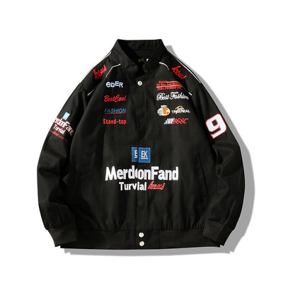 Chaqueta con Cuello Mao Bordada para Hombre - Image 9