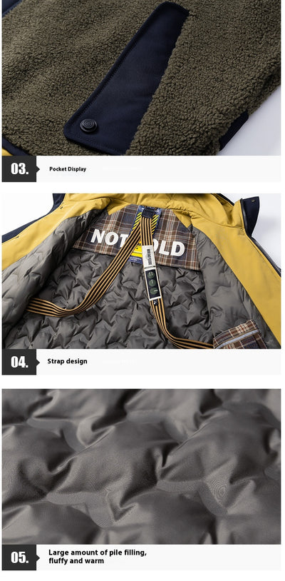 Chaqueta Acolchada con Capucha para Hombre - Estilo Premium Otoño Invierno - Image 9