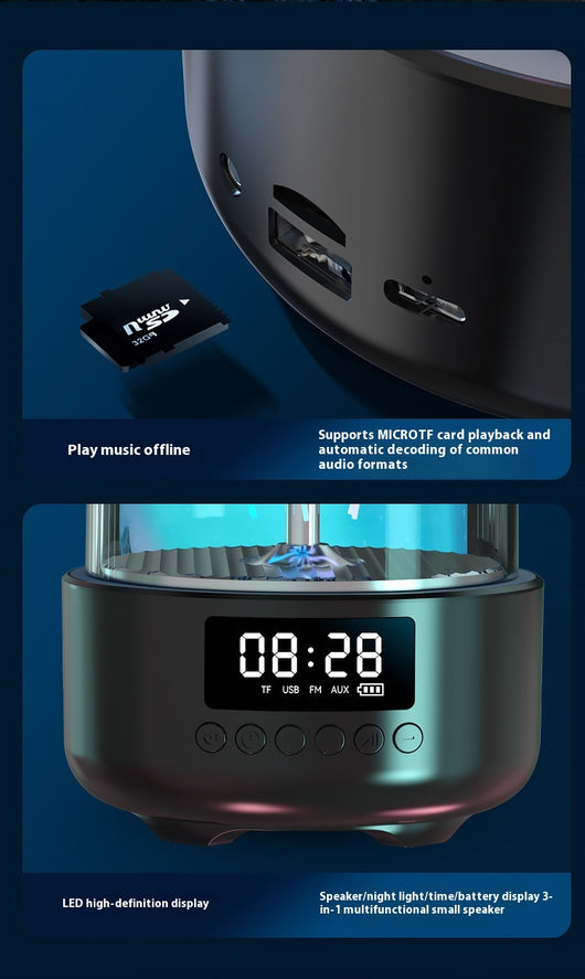 Altavoz Bluetooth Medusa Inteligente con Luz Respirante Multicolor - Image 18