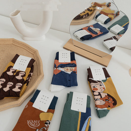 Calcetines Divertidos para Parejas - Diseño Cara Feliz Unisex - Image 2