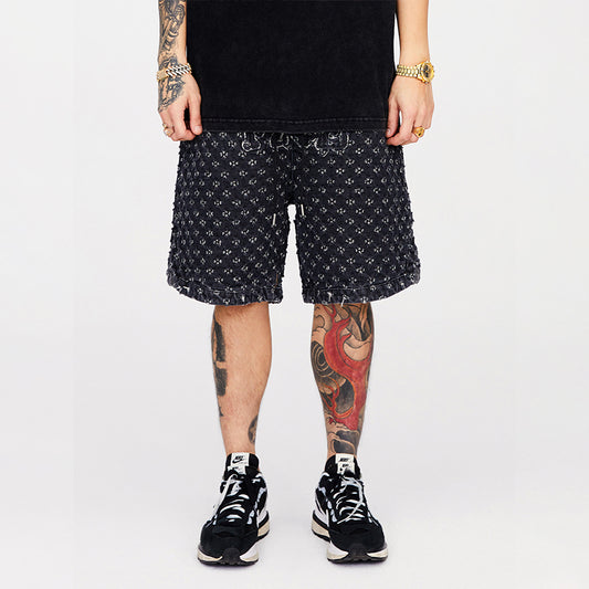 Shorts Denim Rotos Casual - Estilo Vintage Desflecado