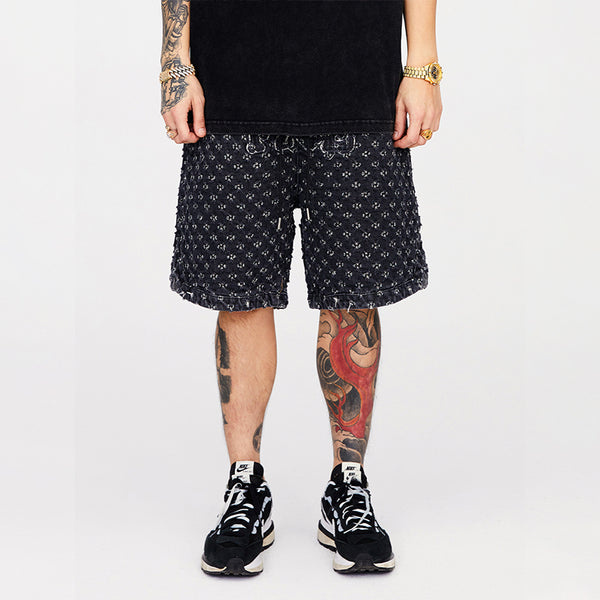 Shorts Denim Rotos Casual - Estilo Vintage Desflecado