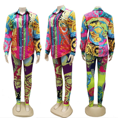 Conjunto de Dos Piezas con Estampado Digital para Mujer - Image 9