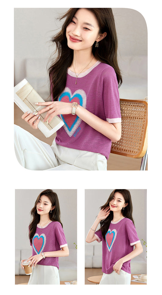 Camiseta Ligera Transpirable Fashion Love - Playera Básica Cómoda - Image 15