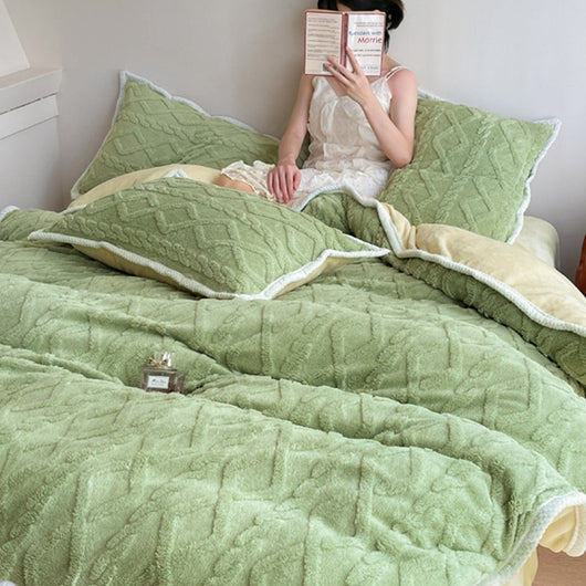 Juego de Cama 4 Piezas Fibra de Leche Premium Grosor Reforzado - Image 3