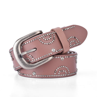 Cinturón Femenino con Hebilla de Aleación y Detalles de Strass - Image 15