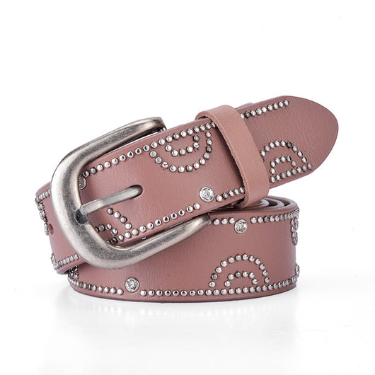 Cinturón Femenino con Hebilla de Aleación y Detalles de Strass - Image 15
