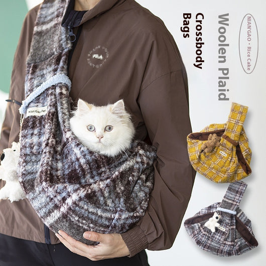 Mochila Bandolera Transportadora de Mascotas Antiestés