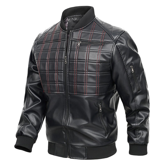 Chaqueta de Cuero para Hombre Primavera Otoño - Image 2