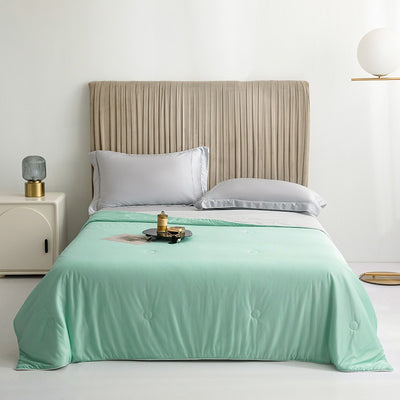 Edredón Lavable de Colores Sólidos para Cama Individual, Doble y Extragrande - Image 17