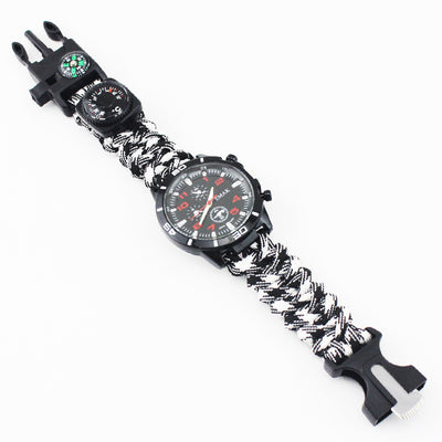 Reloj de Supervivencia Multifuncional con Brújula, Termómetro y Kit de Rescate - Image 5