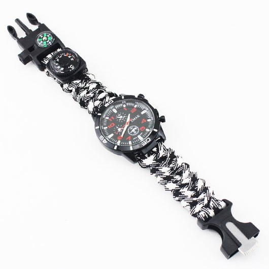 Reloj de Supervivencia Multifuncional con Brújula, Termómetro y Kit de Rescate - Image 5