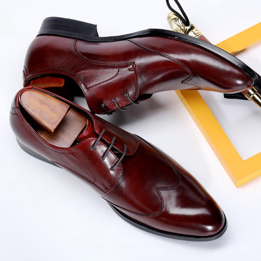 Zapatos de Cuero para Hombre con Punta Afilada - Estilo Ejecutivo - Image 4