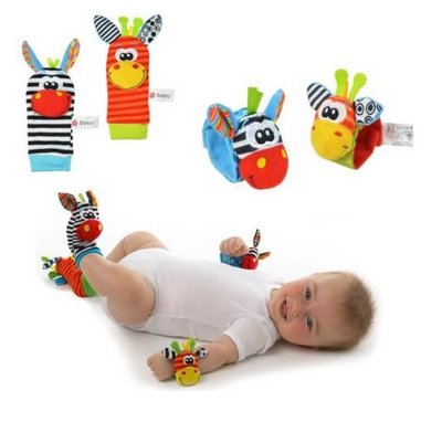 Calcetines Sonajeros Suaves para Bebé - Juguete Sensorial Interactivo - Image 4