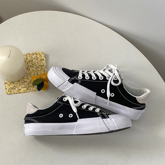 Tenis de Estilo Coreano con Diseño de Bloques de Color