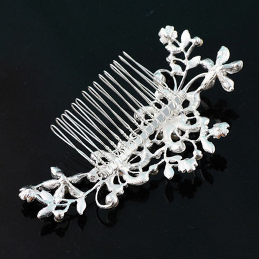 Peineta Nupcial de Perlas Europeas y Strass - Accesorios para Novia - Image 4